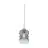 It's about RoMi Pendelleuchte Verona Glas Grau | Geeignet für 1x E27 